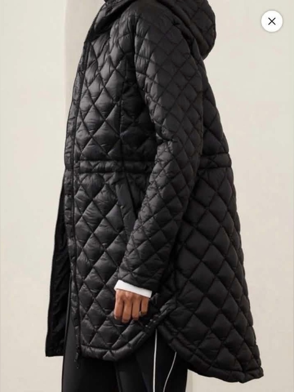 Athleta Whisper Featherless Quilted Parka, NEW ($229)!